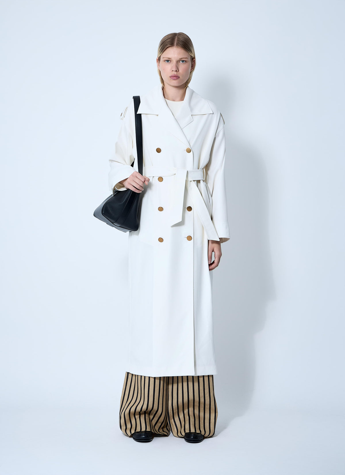Max Mara Women Water-Repellent Garbardine Trench Coach