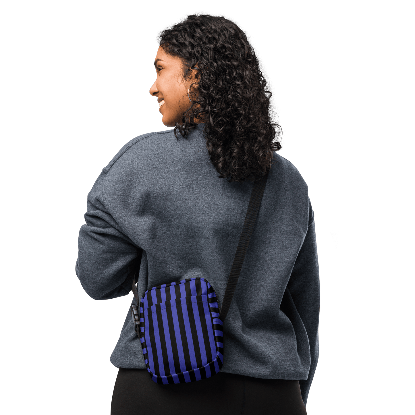 Nevermore Days Striped Crossbody Bag