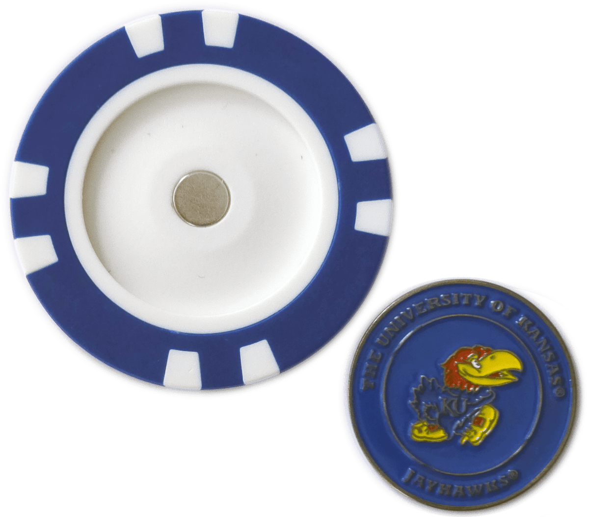 Officially Licensed Kansas Jayhawks Poker Chip Ball Marker