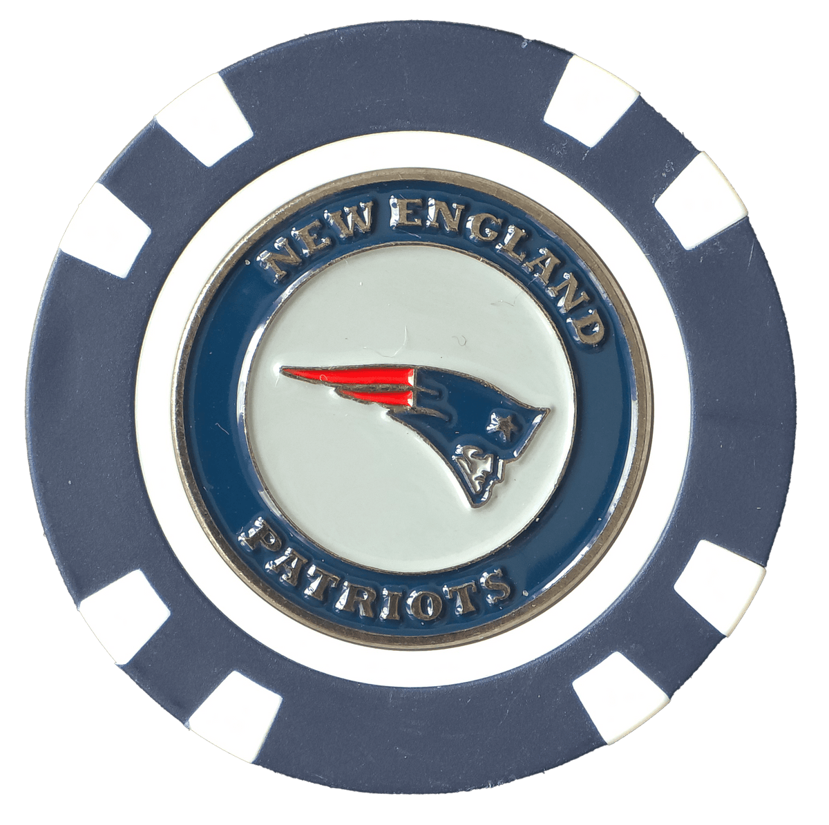 Officially Licensed New England Patriots Poker Chip Ball Marker