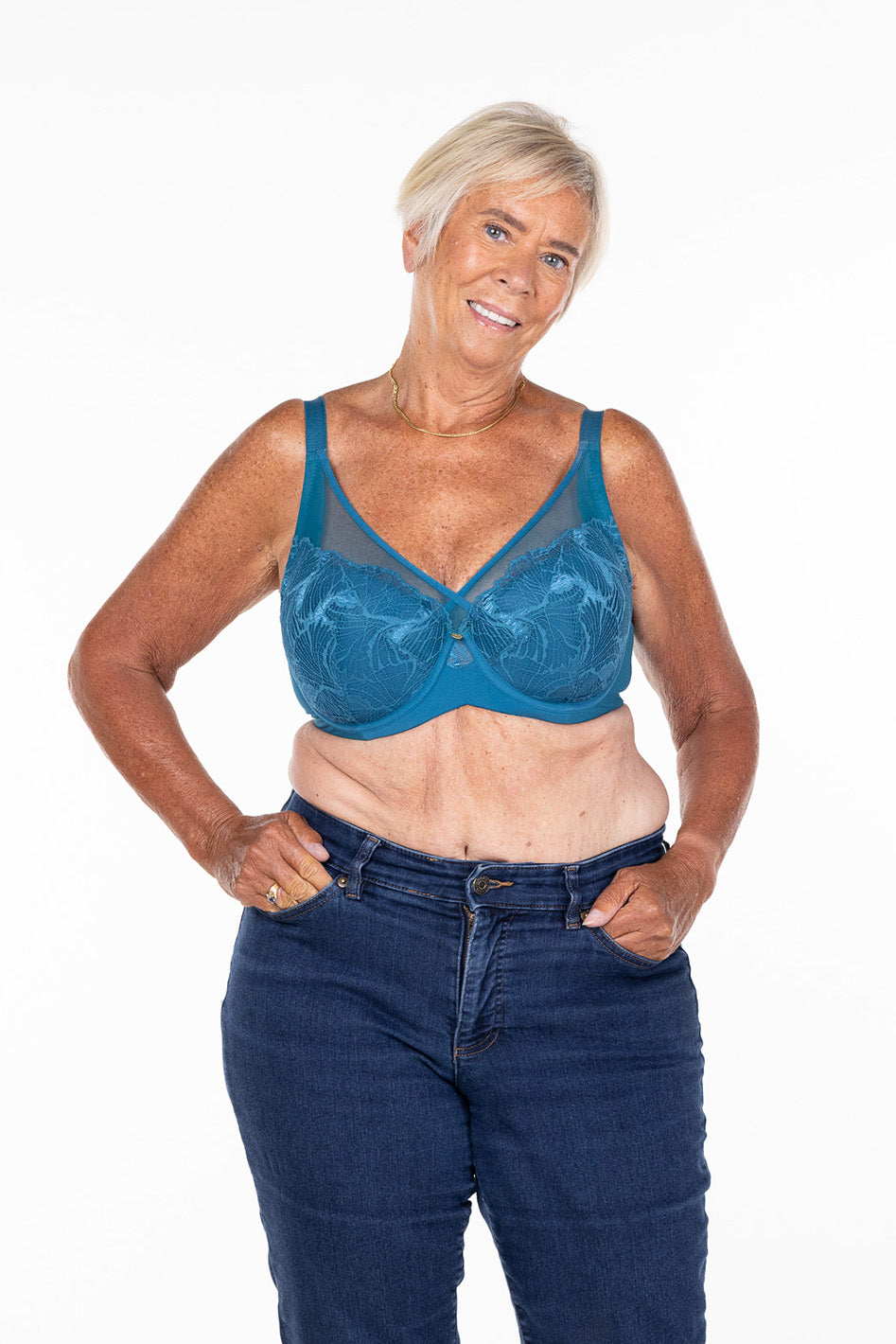 Ivy Full Coverage Underwire Bra CREAM, C-J Cup