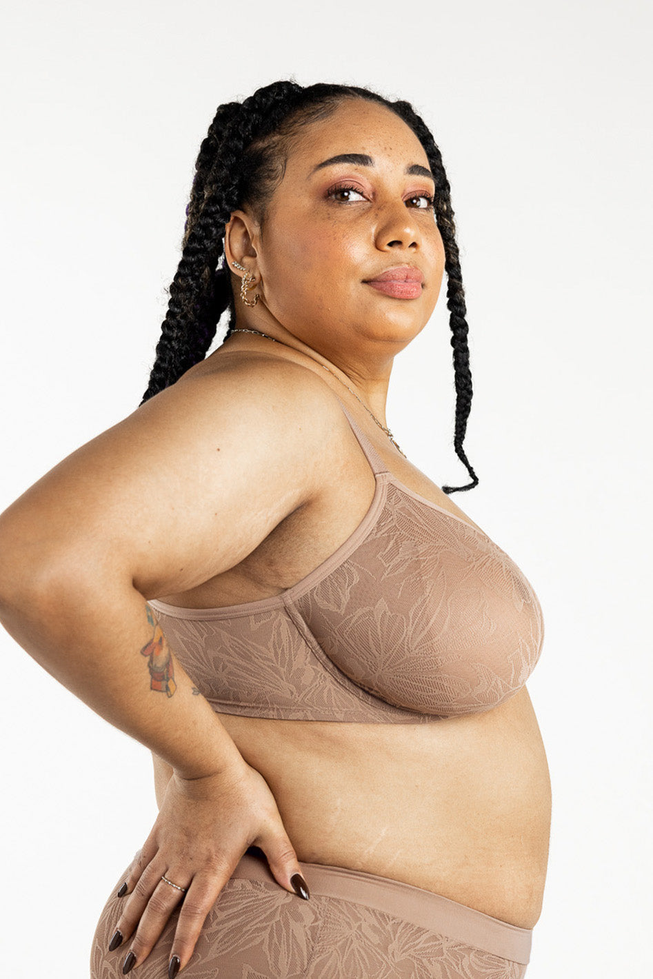 Parker Smooth Lace FlexWire Unpadded Front-Close Bra - C-G Cup
