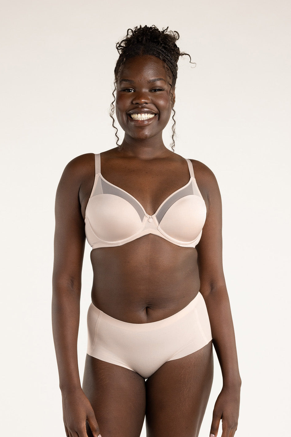 Mesh Contour FlexWire Plunge Bra, B-G Cup
