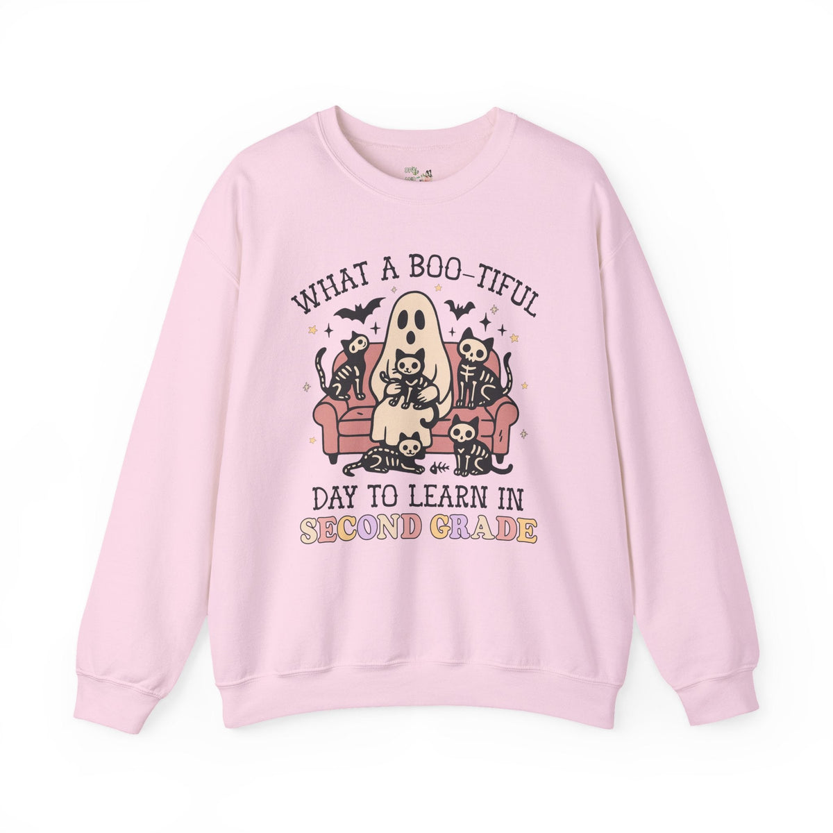 Second Grade Halloween Teacher Sweatshirt