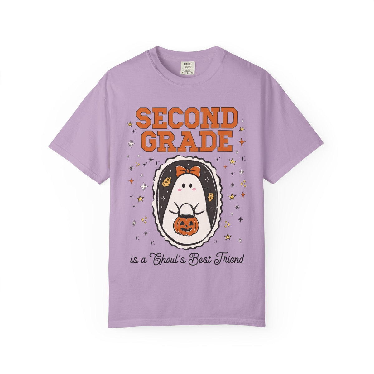 Second Grade Halloween Teacher Tee