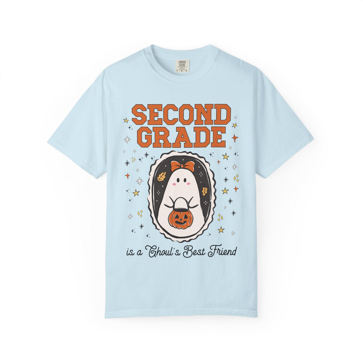 Second Grade Halloween Teacher Tee
