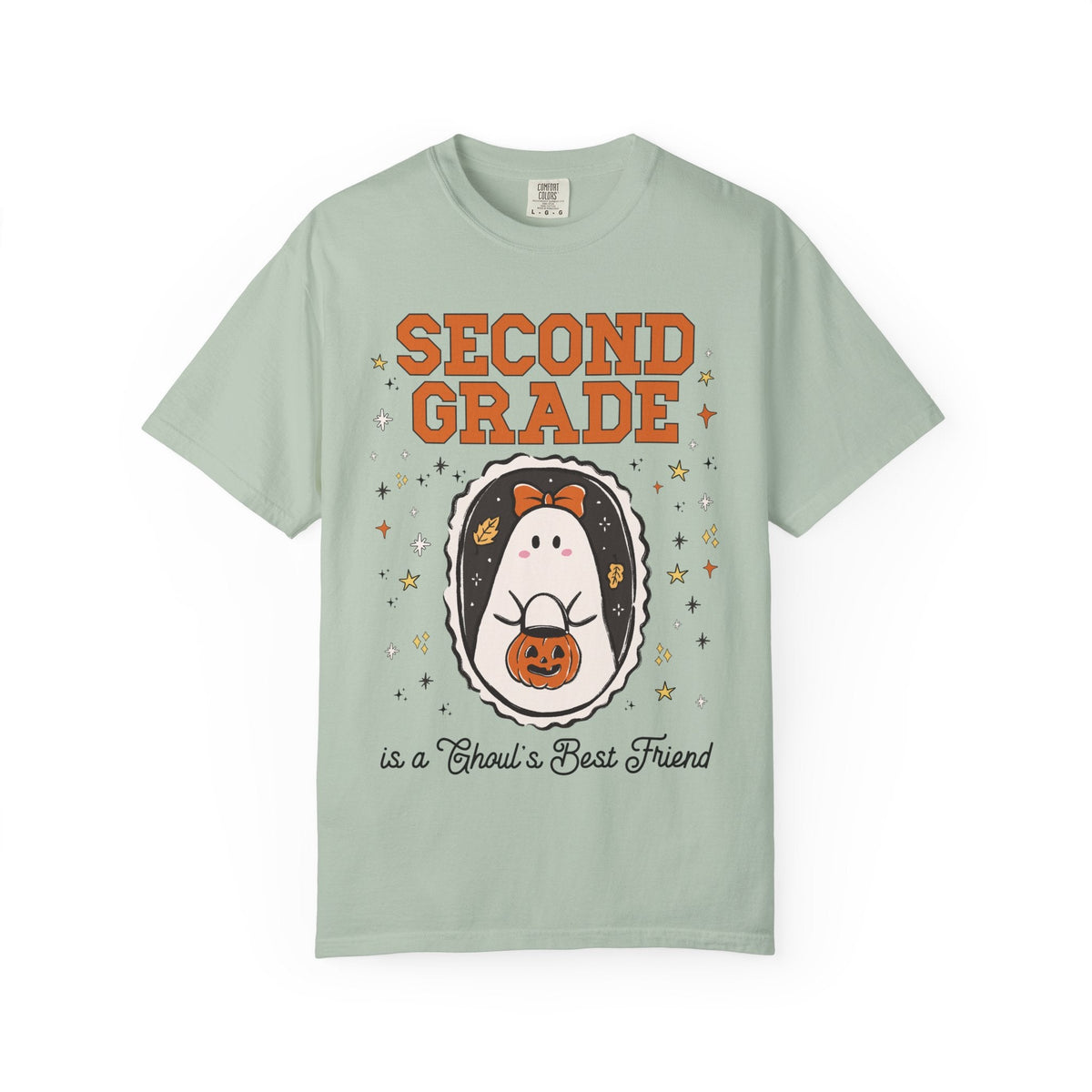 Second Grade Halloween Teacher Tee
