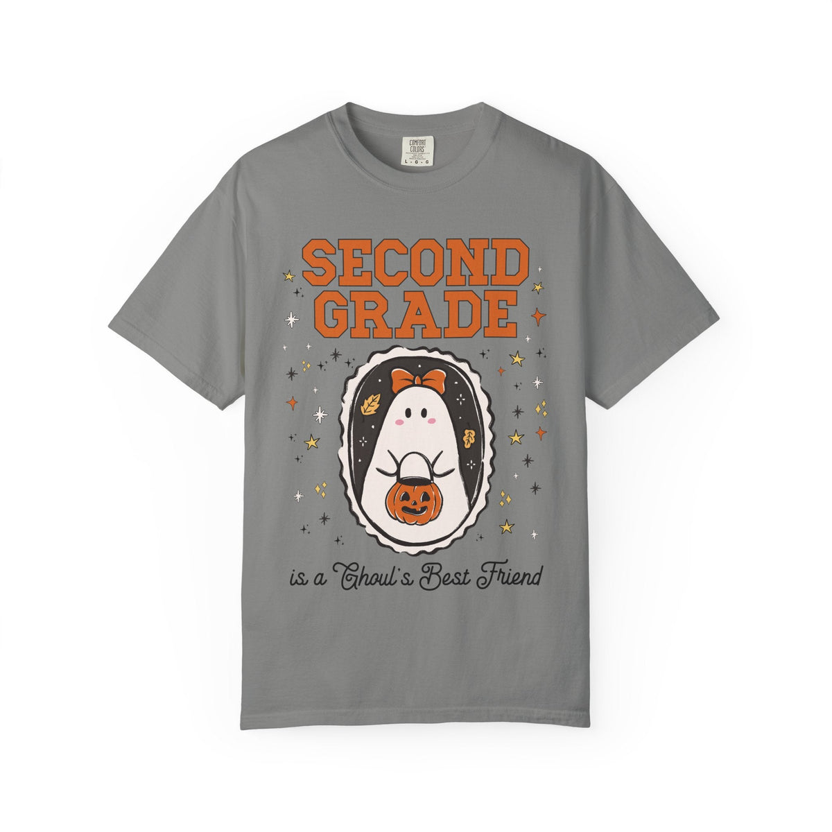 Second Grade Halloween Teacher Tee