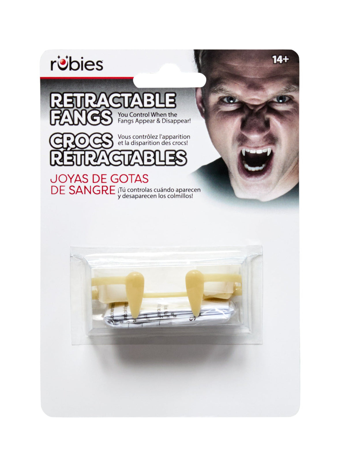 Retractable Vampire Fangs Dracula Teeth Adult