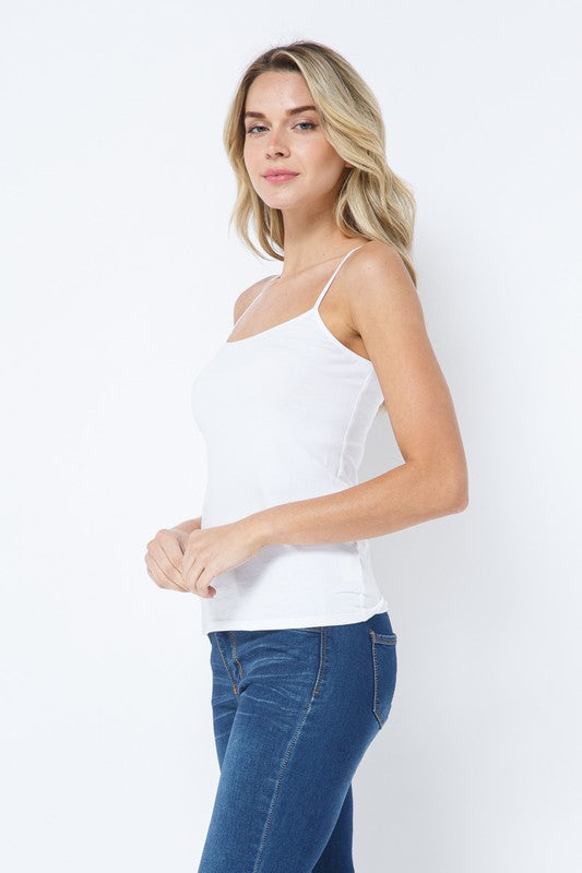 Essential Stretch Cotton Cami Tank